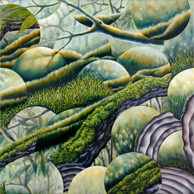 Annette von der Bey, branches and leaves