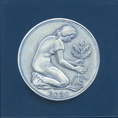 Annette von der Bey, 50 Pfennigmünze von 2020