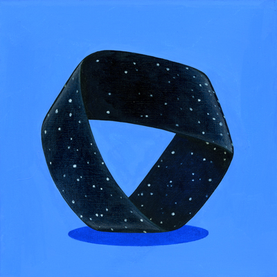 Annette von der Bey, Möbius loop with universe