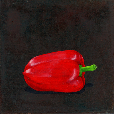 Annette von der Bey, red bell pepper